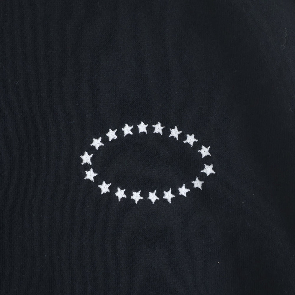 AFB(エーエフビー) STAR ZIP HOODIE ジップアップパーカー ブラック