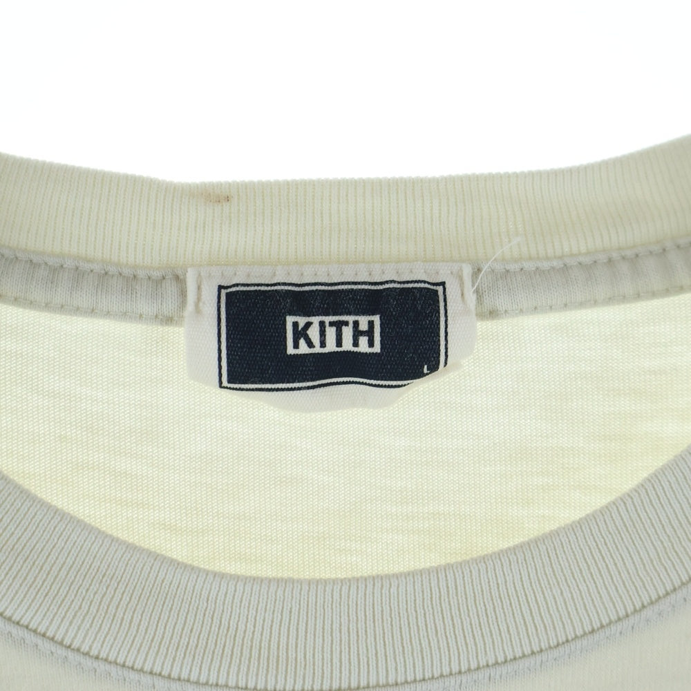 KITH(キス) 25SS QUEENS CREST TEE プリント半袖Tシャツカットソー ホワイト