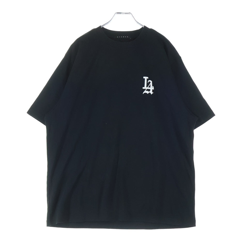 STAMPD(スタンプド) RELAXED TEE コットン クルーネック半袖Tシャツカットソー ブラック M3886TE