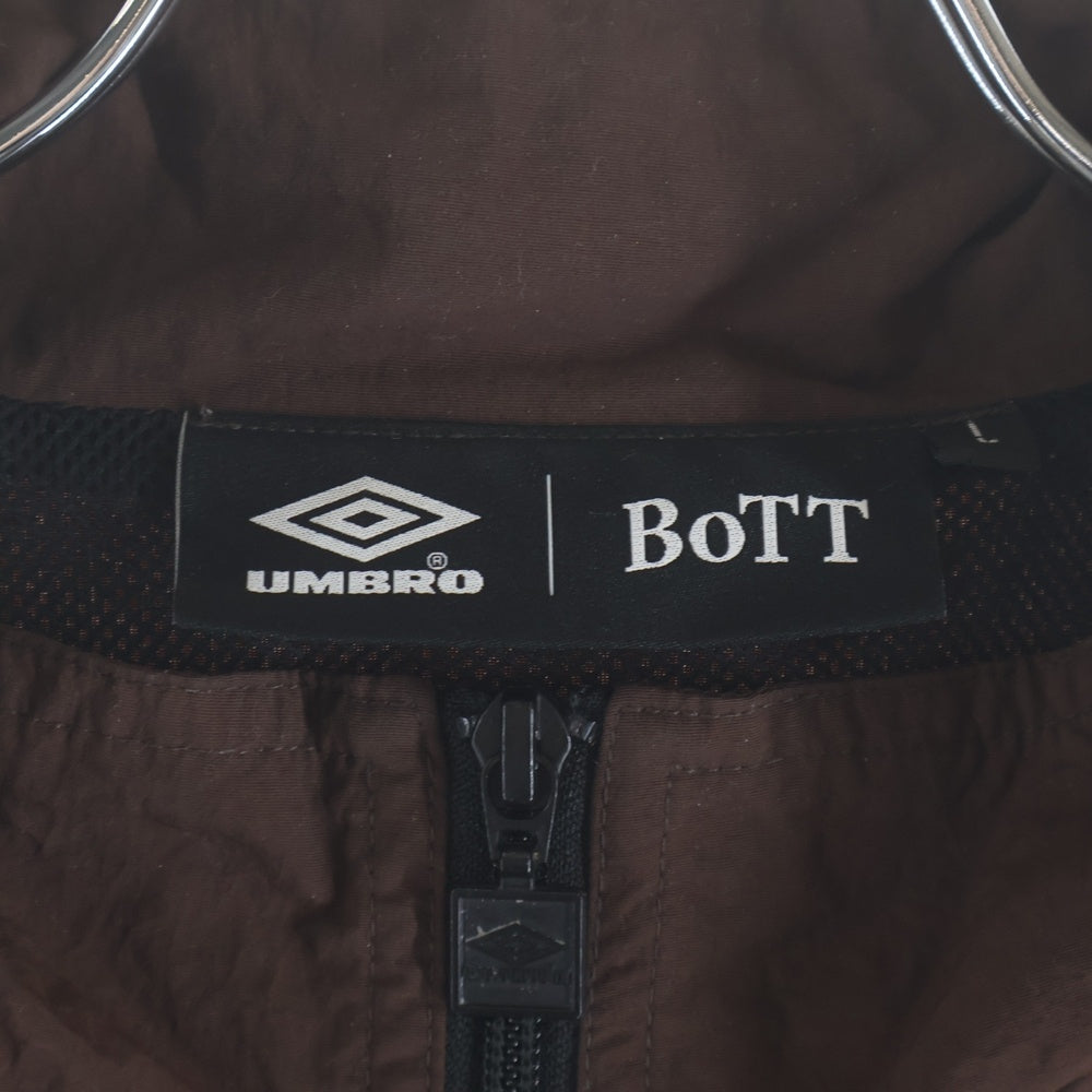 BoTT(ボット) ×UMBRO ×BEAMS T Blouson ×アンブロ ×ビームス ナイロントラックジャケット 75-18-0100-493 ブラウン