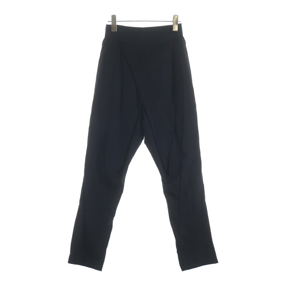 JULIUS(ユリウス) ×THE R ウエストゴム イージーラップパンツ スラックス ブラック 758PAM4