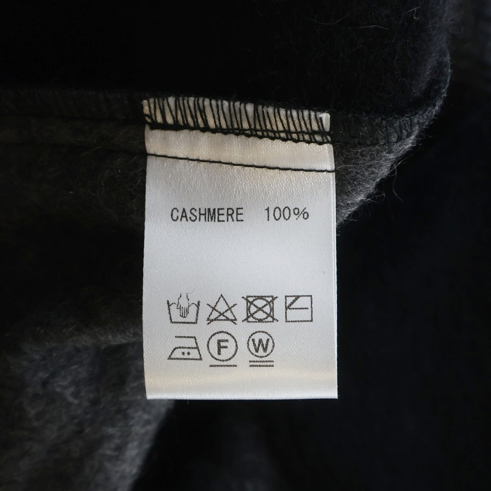 NO BRAND(ノーブランド) NASNGWAM. EDGE CARDIGAN ナスングワム カシミヤマフラー リメイクカーディガン ブラック