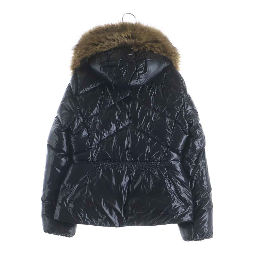 MONCLER(モンクレール) LAITUE GIUBOTTO フェイクファー付ダウンジャケット G20931A00101 68950 ブラック レディース