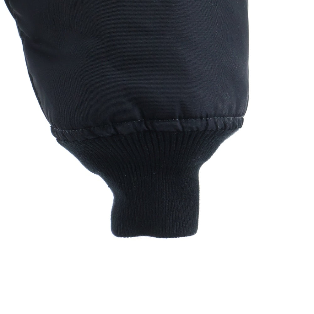 BALENCIAGA(バレンシアガ) 24AW HOODED BOMBER ボンバージャケット フードファー付き ブラック 808813 TRO53