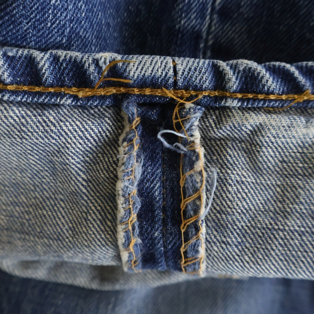 Levi's(リーバイス) 70S VINTAGE 505-0217 66前期 ボタン裏刻印5 両面タブ 42TALON ジップフライデニムパンツ インディゴ