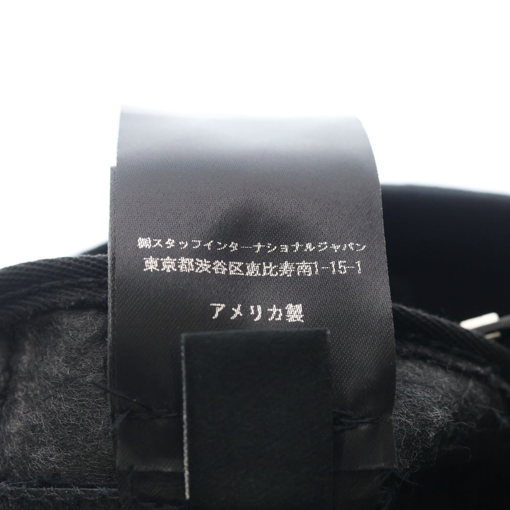 AMIRI(アミリ) MA QUAD CRYSTAL CANVAS HAT クリスタルキャンバスキャップ 帽子 ブラックSRAMHACP1054SMRBC00