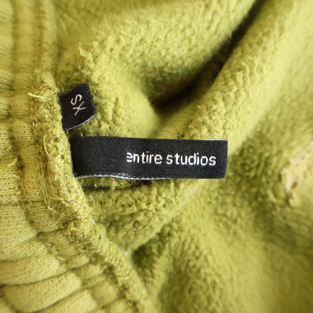 entire studios(エンタイア スタジオ) Heavy Cotton Sweat Pants ヘビー コットン スウェットパンツ カーキ ES2111 PO012