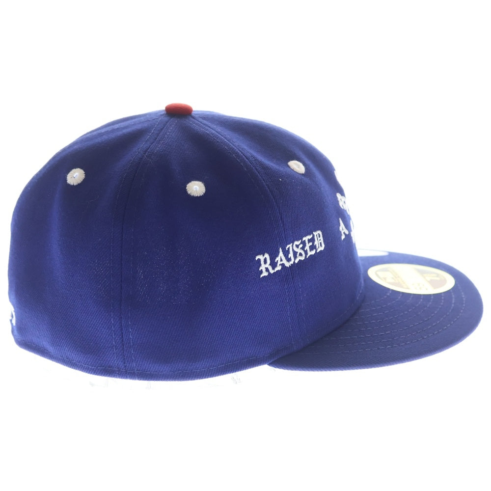 SAINT MICHAEL(セントマイケル) 24SS BORN SAINT BR CAP BLUE ボーン セント フロント刺繍 ベースボール キャップ ブルー SM-YS8-0000-C14