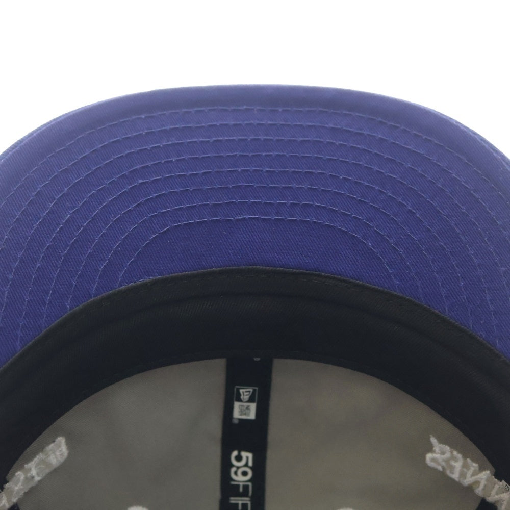 SAINT MICHAEL(セントマイケル) 24SS BORN SAINT BR CAP BLUE ボーン セント フロント刺繍 ベースボール キャップ ブルー SM-YS8-0000-C14