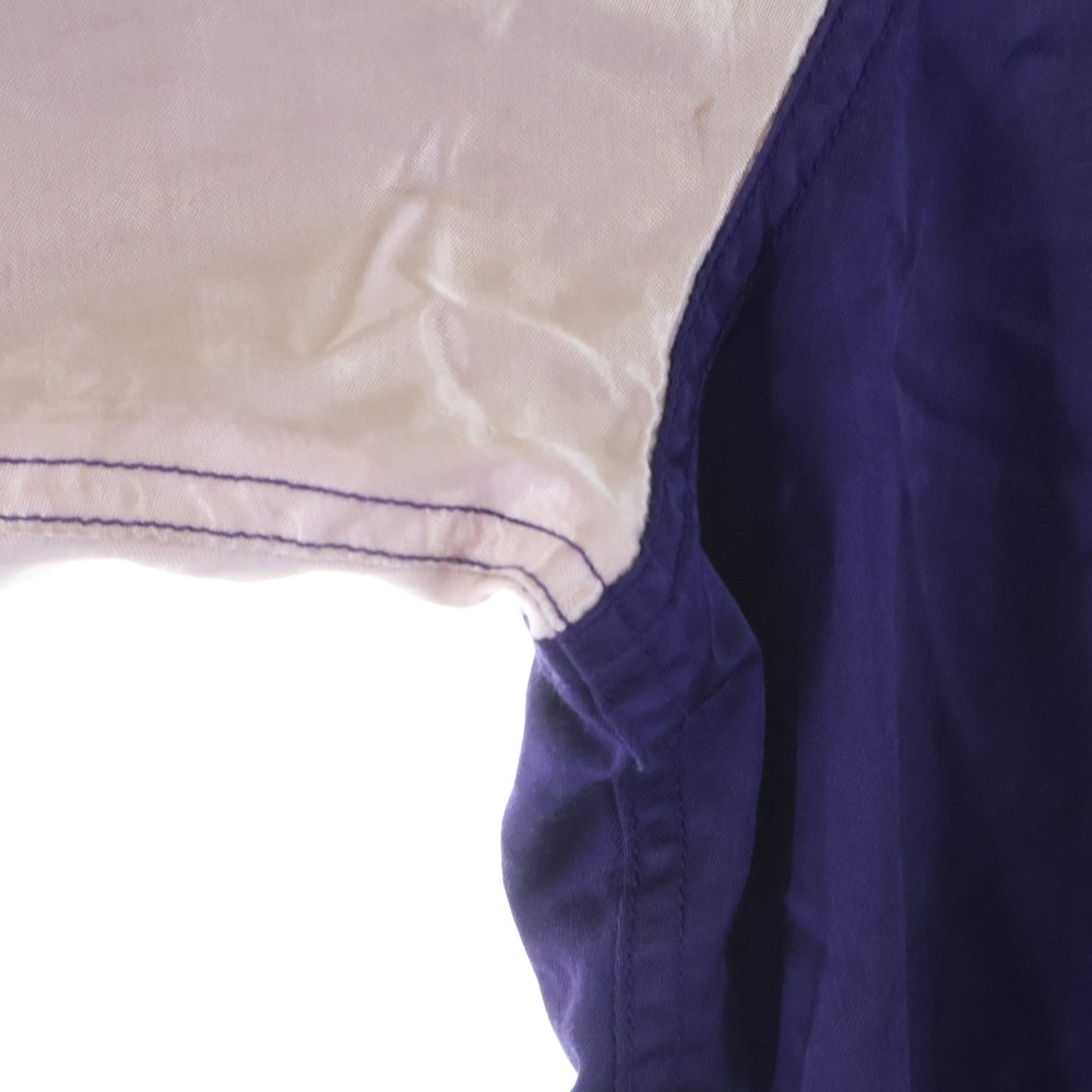 SAINT MICHAEL(セントマイケル) 22AW × SHERMER ACADEMY シャーマーアカデミー ヴィンテージ加工スカジャン ブルゾン SM-A22-0000-064 パープル