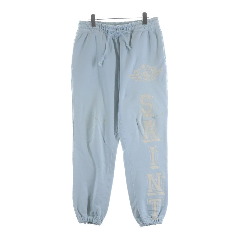 SAINT MICHAEL(セントマイケル) 21SS Angel Sweat Pants エンジェル スウェットパンツ SM-S21-0000-043 ブルー