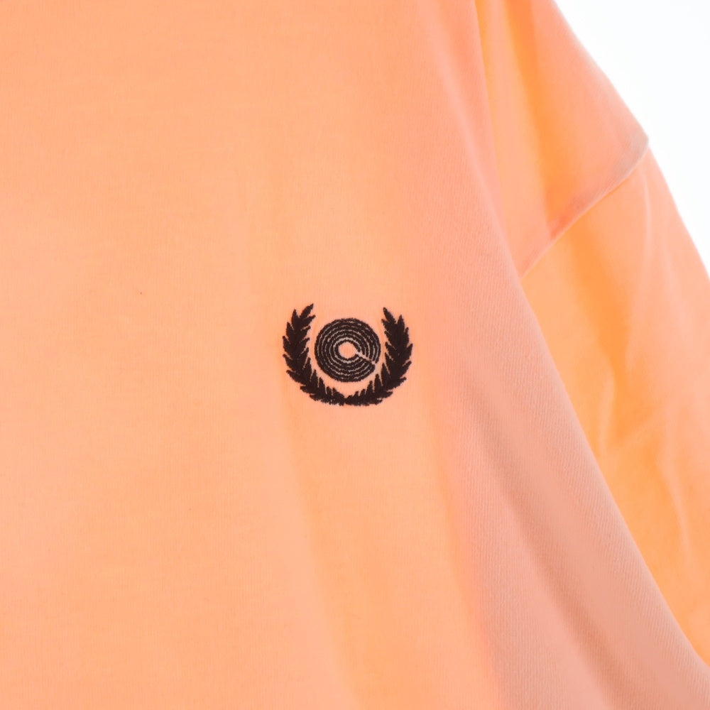 YEEZY(イージー) ×CALABASAS LONG SLEEVE ×カラバサス リングスリーブ 袖プリント長袖カットソー オレンジ