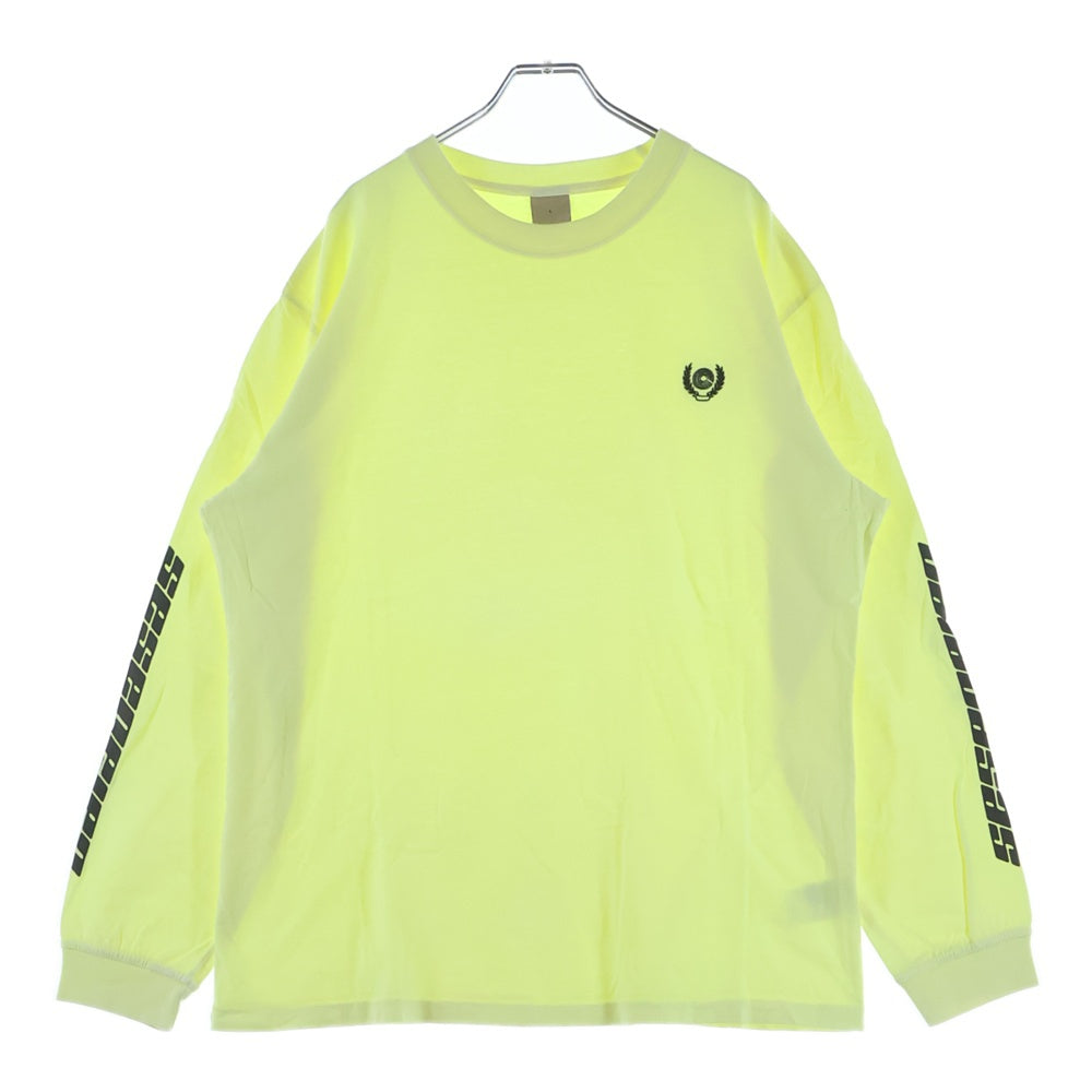 YEEZY(イージー) ×CALABASAS LONG SLEEVE ×カラバサス リングスリーブ 袖プリント長袖カットソー イエロー