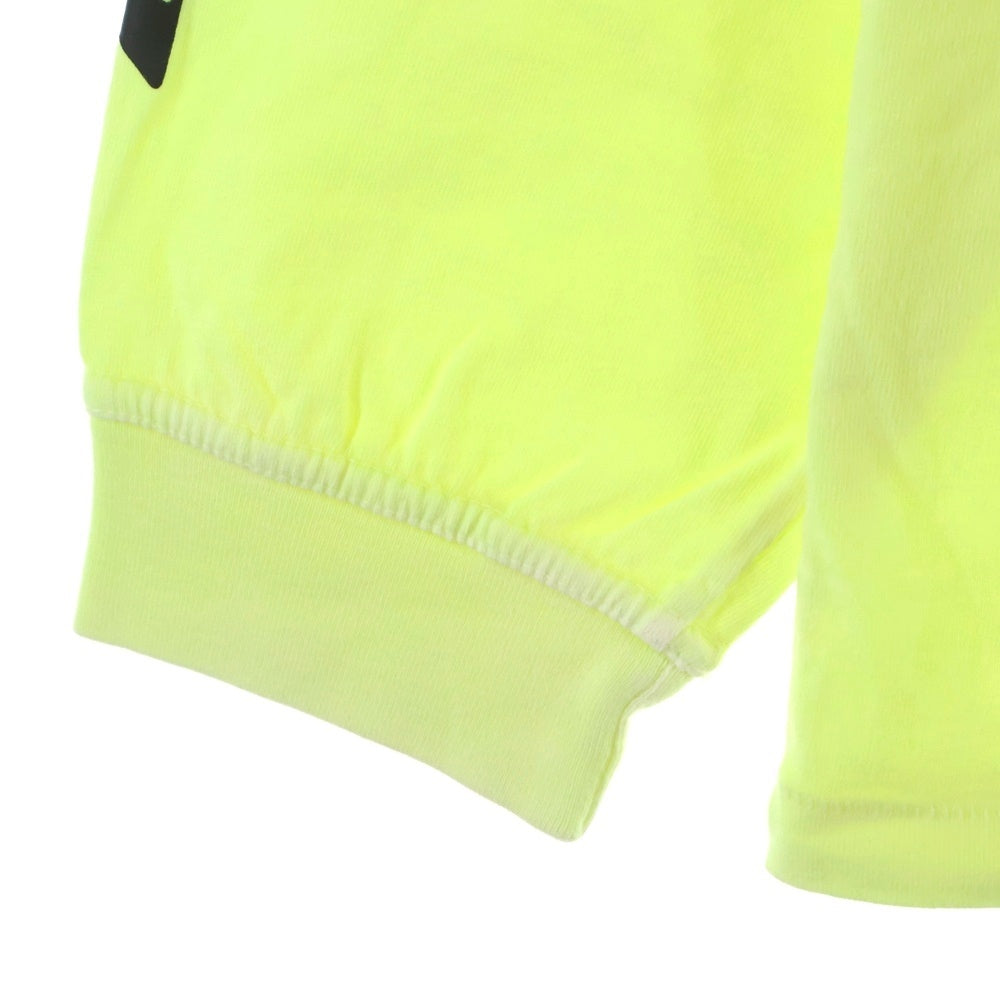 YEEZY(イージー) ×CALABASAS LONG SLEEVE ×カラバサス リングスリーブ 袖プリント長袖カットソー イエロー