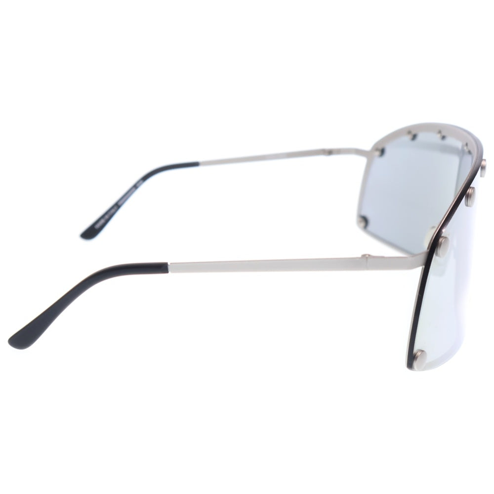 Rick Owens(リックオウエンス) 25SS SHIELDING SIL SIL シェールディング スタッズフレームサングラス シルバー RG0000001-1818