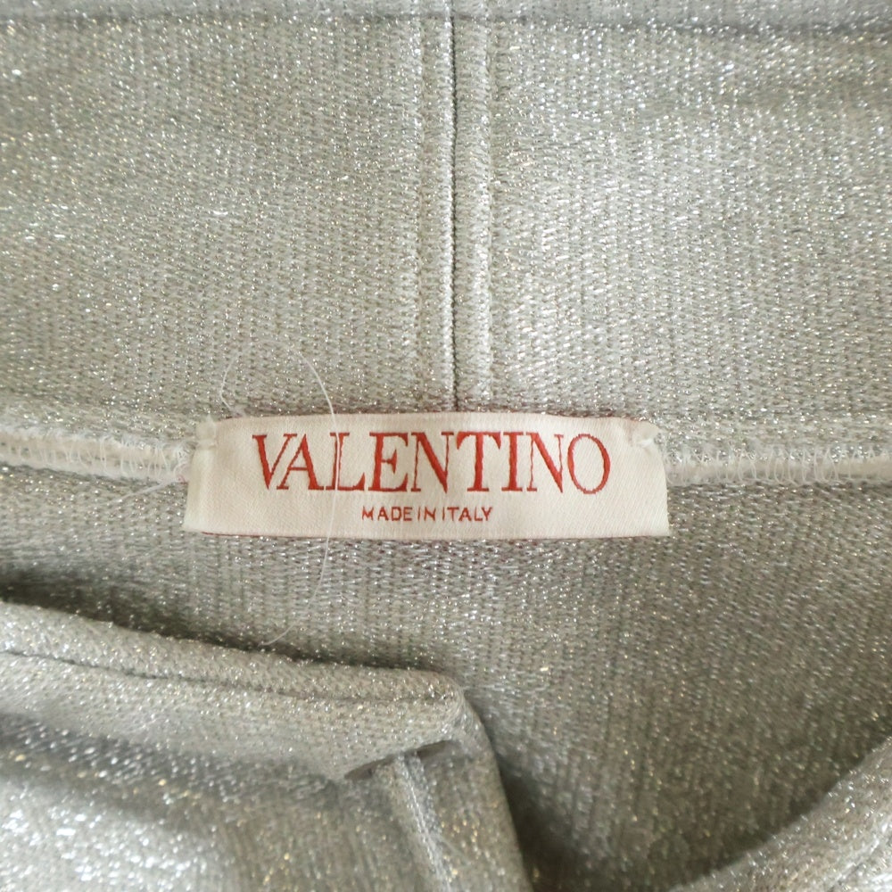 VALENTINO(ヴァレンティノ) エンボスロゴパーカー XV3MF18186M シルバー レディース
