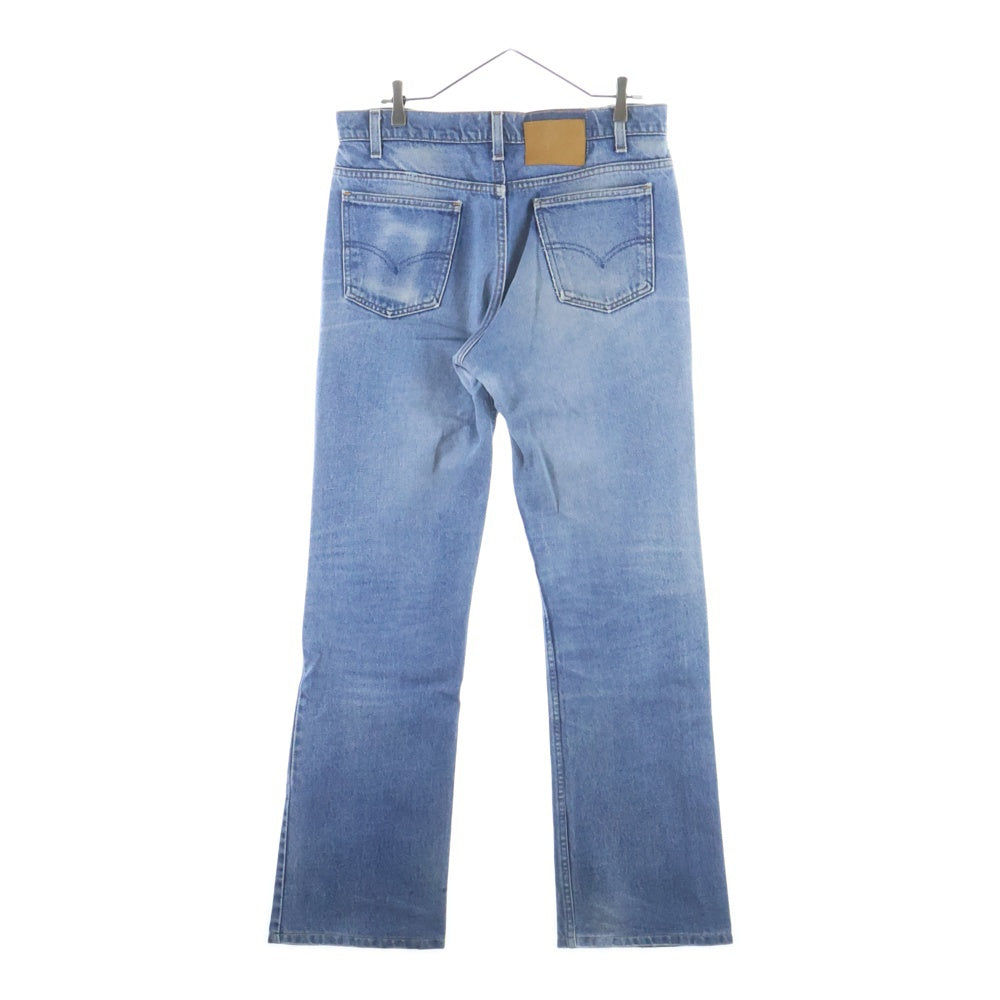 greatLand(グレイトランド) POLLYMAN DENIM ポリーマンデニム ダメージ加工 パッチデザインデニムパンツ インディゴ