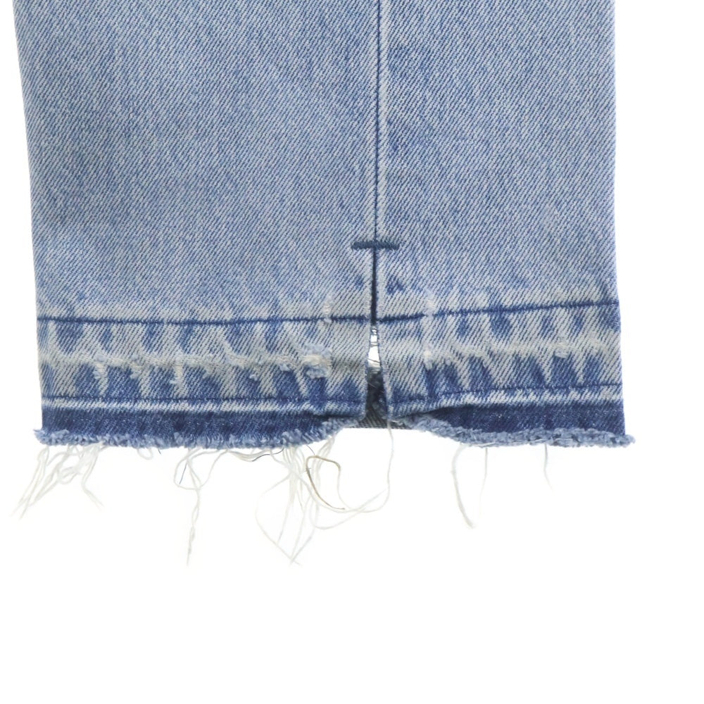READY MADE(レディメイド) 22SS ダメージ加工 リメイク加工ストレートロングデニムパンツ インディゴ RE-CO-BL-00-00-191
