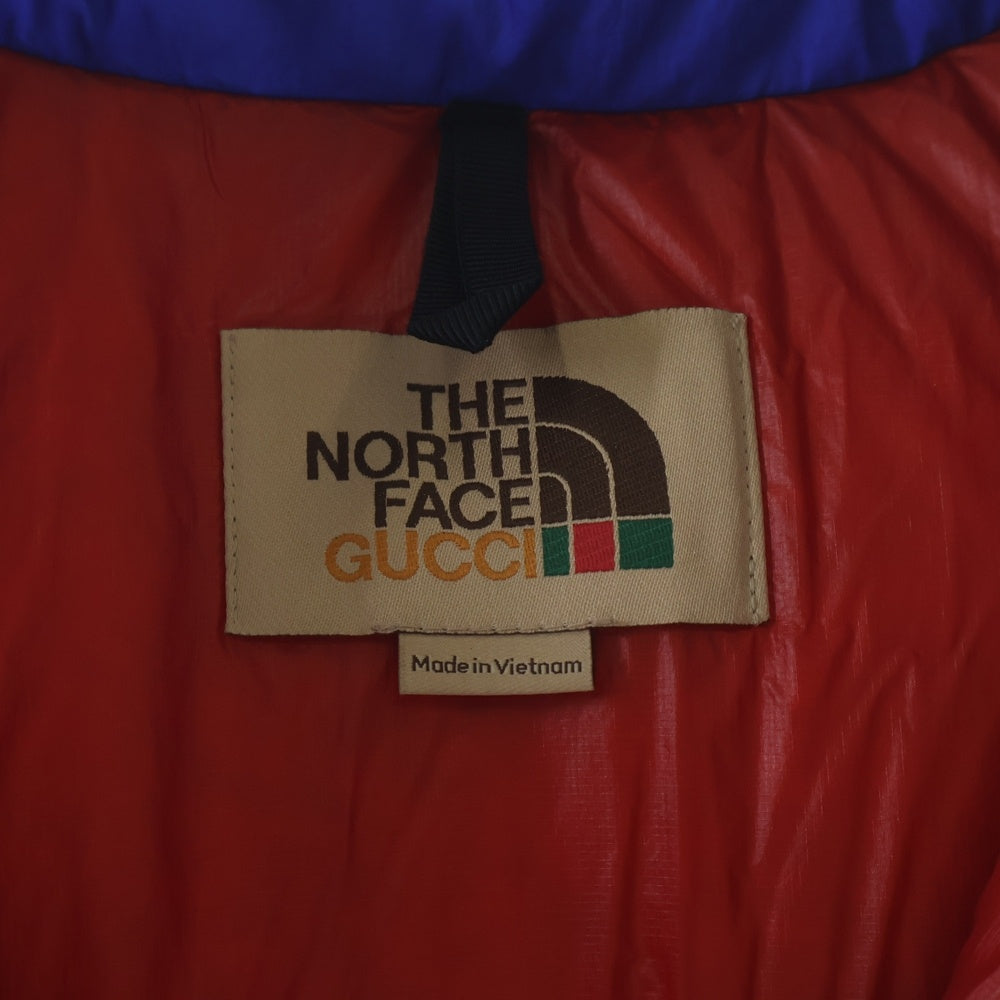 GUCCI(グッチ) ×THE NORTH FACE Down Vest ザ ノースフェイス ダウンベスト ジャケット ブルー 663761 XAACX