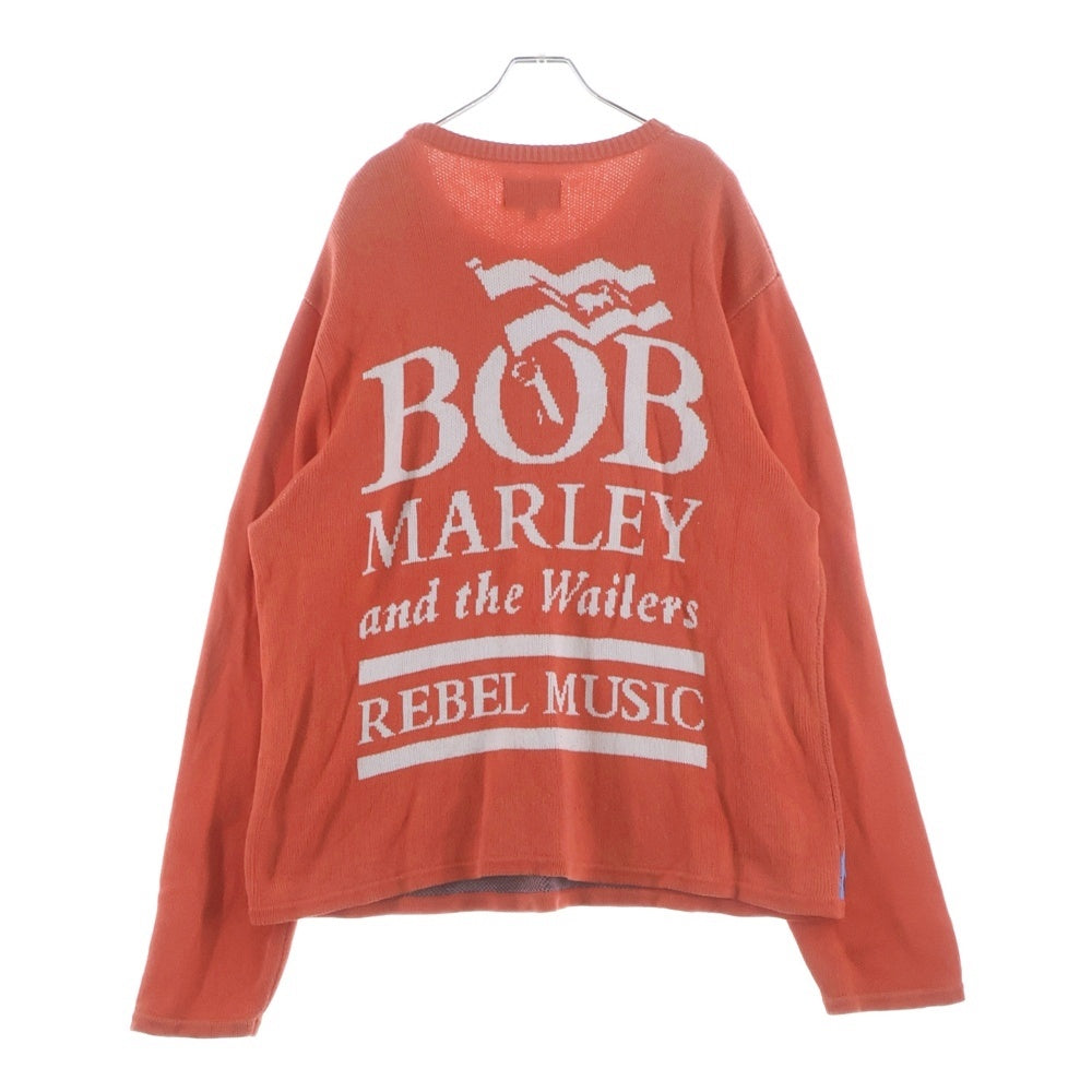 STUSSY(ステューシー) BOB MARLEY KNIT SWEATER ボブ・マーリー ニット セーター オレンジ