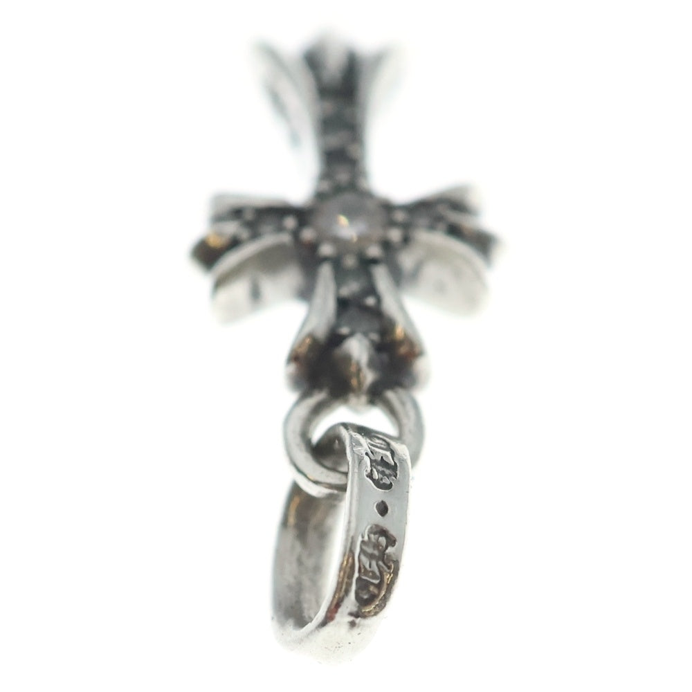 CHROME HEARTS(クロムハーツ) CRS BBYFAT P DMND ベイビーファットクロス PAVEダイヤ ペンダントトップ シルバーBCA234