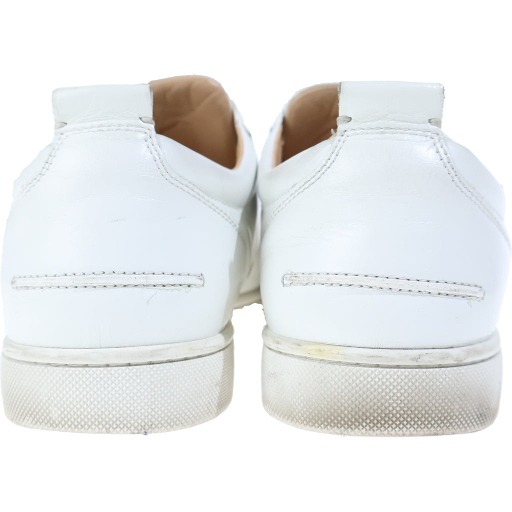 CHRISTIAN LOUBOUTIN(クリスチャンルブタン) KIDDO FLAT CALF キッドフラットカーフ ベルクロ ローカットスニーカー ホワイト