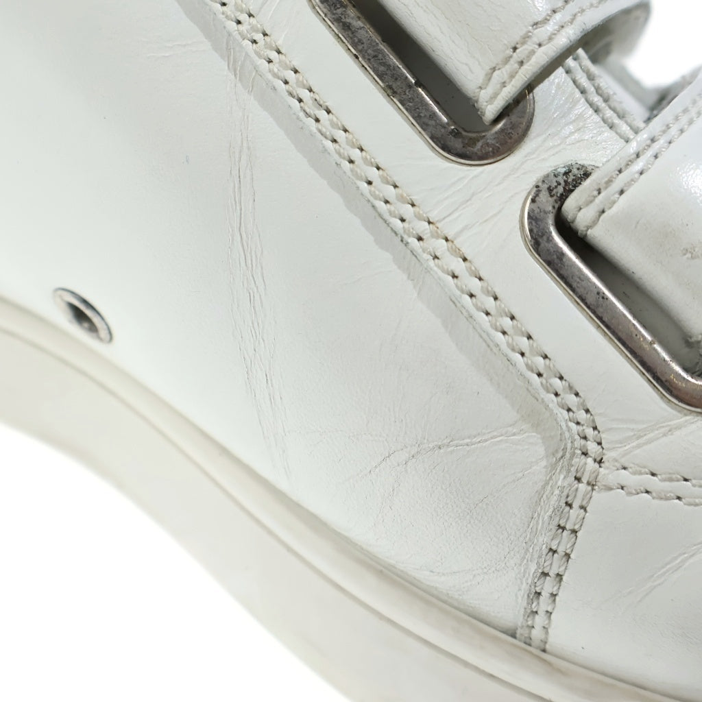 CHRISTIAN LOUBOUTIN(クリスチャンルブタン) KIDDO FLAT CALF キッドフラットカーフ ベルクロ ローカットスニーカー ホワイト