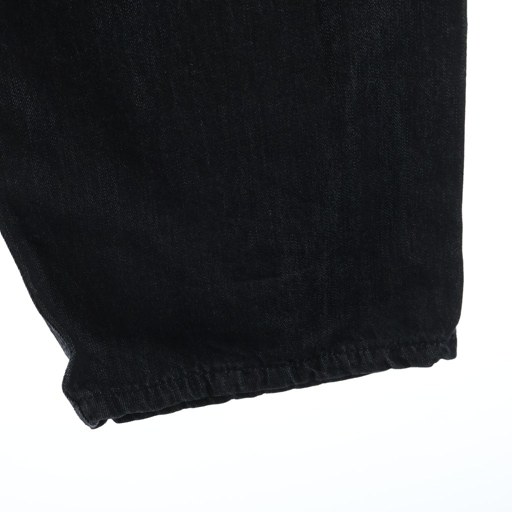 MAISON MIHARAYASUHIRO(メゾンミハラヤスヒロ) COTTON TENCEL DENIM TAPERED PANTS コットンテンセルデニムテーパードパンツ ブラック I12PT005