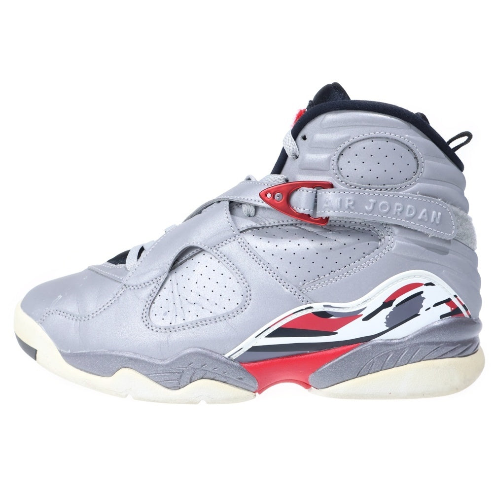 NIKE(ナイキ) AIR JORDAN 8 RETRO SP Reflect Silver CI4073-001 エアジョーダン8 リフレクトシルバー ハイカットスニーカー シルバー US10/28.0cm