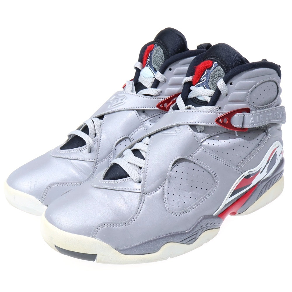 NIKE(ナイキ) AIR JORDAN 8 RETRO SP Reflect Silver CI4073-001 エアジョーダン8 リフレクトシルバー ハイカットスニーカー シルバー US10/28.0cm