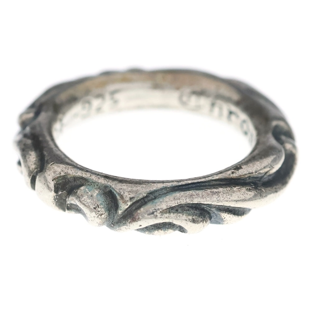 CHROME HEARTS(クロムハーツ) SCRL BAND スクロールバンド リング シルバー BCA351