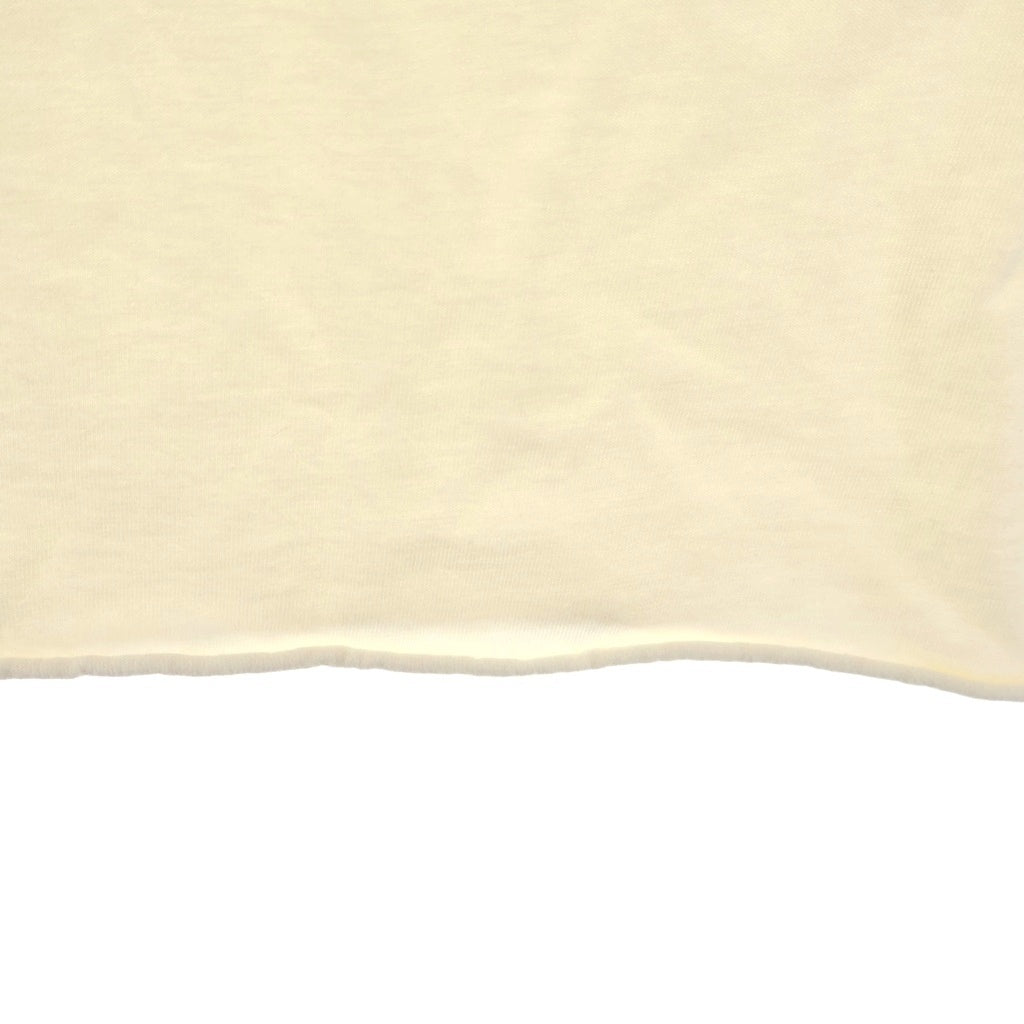 ALCHEMIST(アルケミスト) フロントプリント ヴィンテージ加工 半袖クルーネックTシャツ ホワイト
