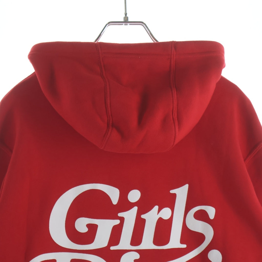 NIKE(ナイキ) 19SS ×Girls Don't Cry hoodie ガールズドントクライ スウェットプルオーバーパーカー 935585-657 レッド