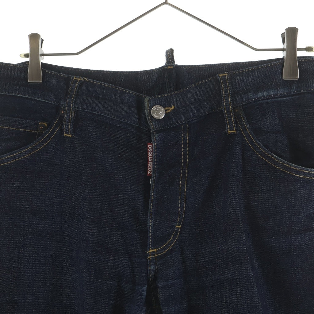 DSQUARED2(ディースクエアード) Twiggy Boy Jean 裾ジップデニムパンツ S74LB0051 インディゴ