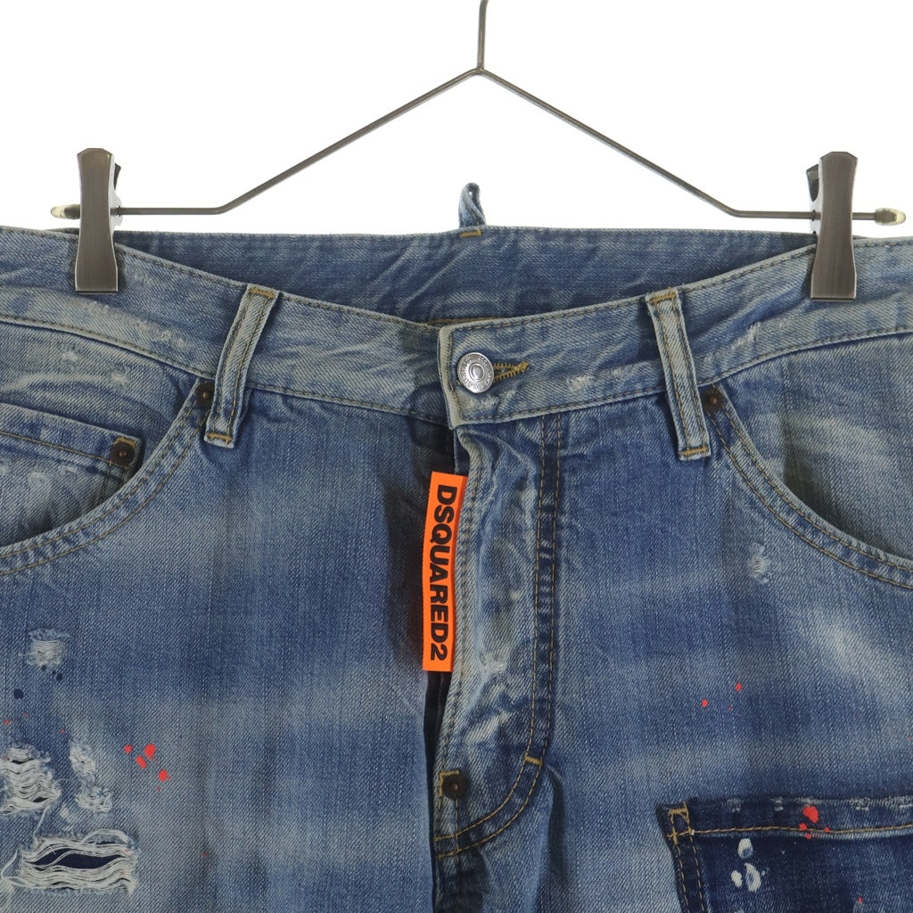 DSQUARED2(ディースクエアード) 19AW CLASSIC KENNY JEAN Cクラシックケニーデニムパンツ インディゴブルー S74LB0600