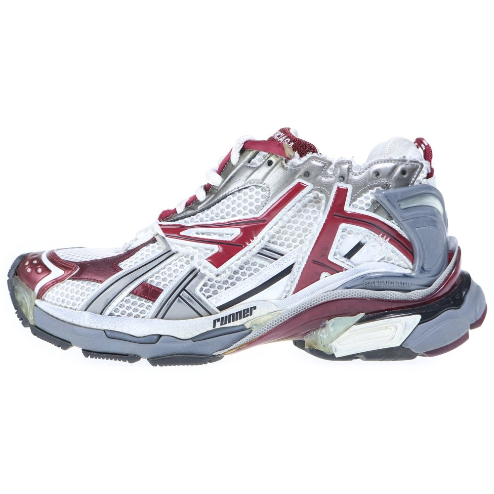 BALENCIAGA(バレンシアガ) RUNNER ランナー レースアップ ローカットシューズ スニーカー レッド/ホワイト 677403