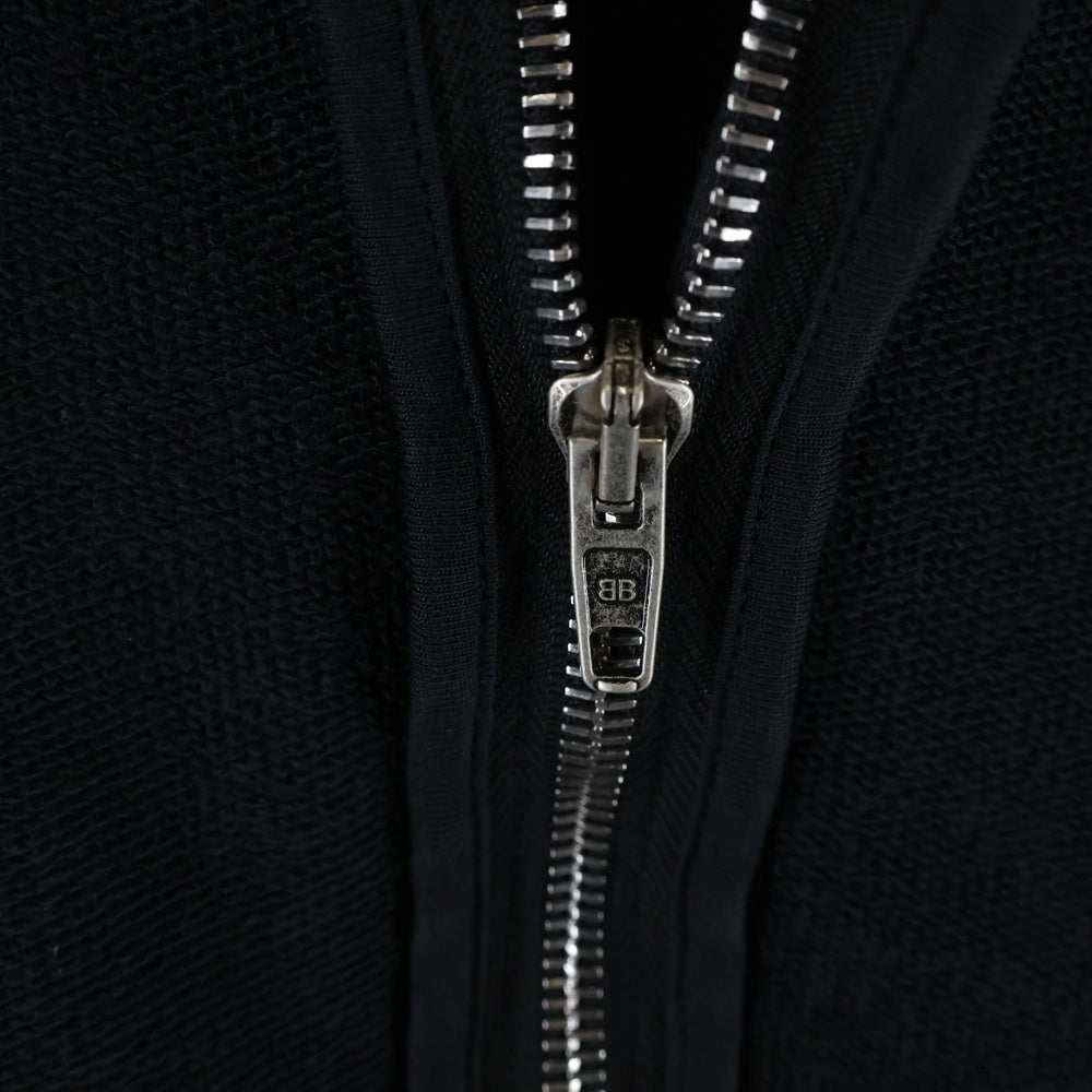 BALENCIAGA(バレンシアガ) 24SS INSIDE OUT ZIPUP HOODIE インサイドアウト ジップジップフーディー ブラック 790378 TQVJ3