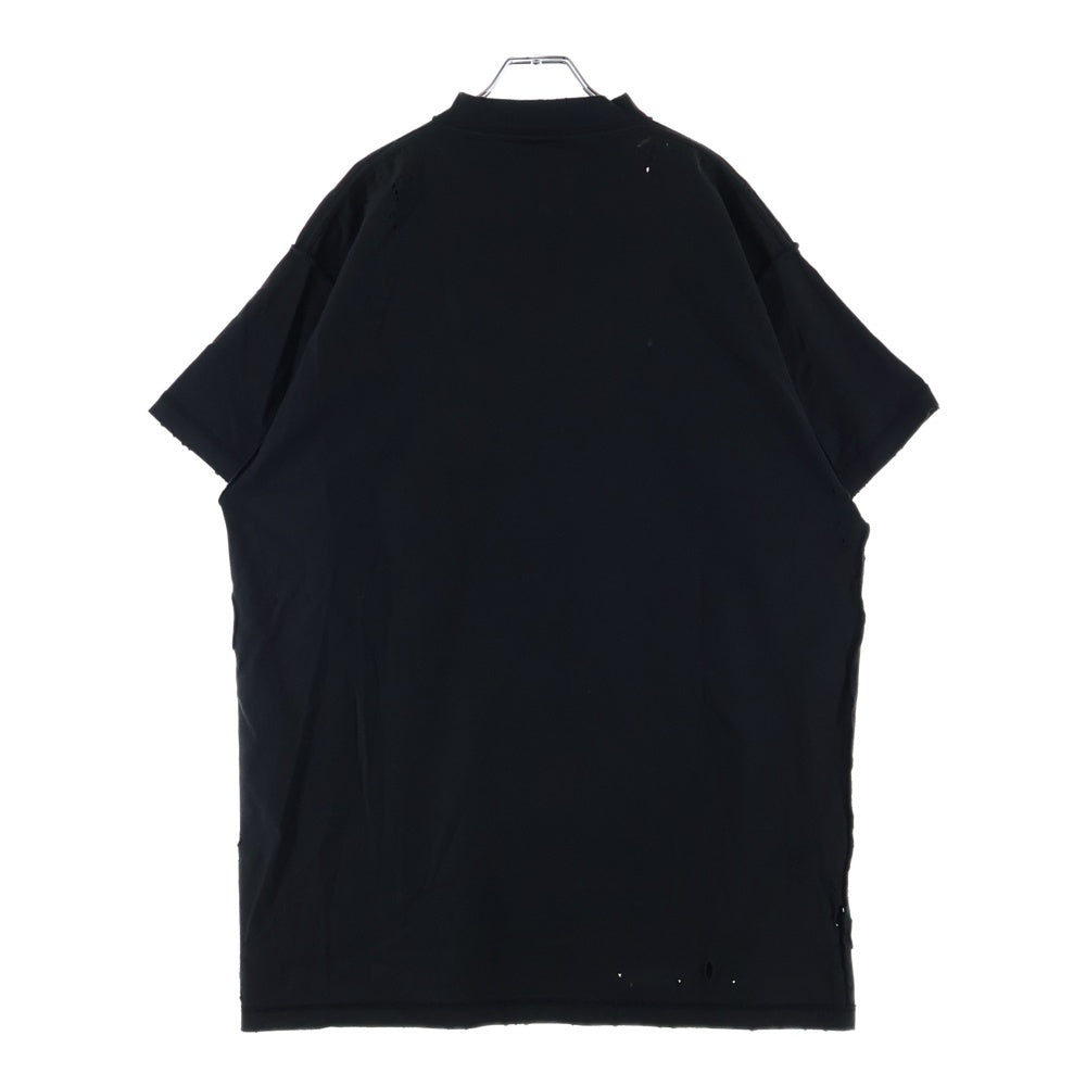 BALENCIAGA(バレンシアガ) 24AW ANTWERPEN INSIDE-OUT T-Shirt アントウェルペン ダメージ加工 半袖Tシャツ 7687358 TQVP7