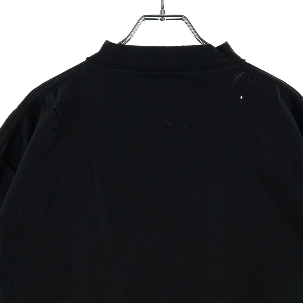 BALENCIAGA(バレンシアガ) 24AW ANTWERPEN INSIDE-OUT T-Shirt アントウェルペン ダメージ加工 半袖Tシャツ 7687358 TQVP7