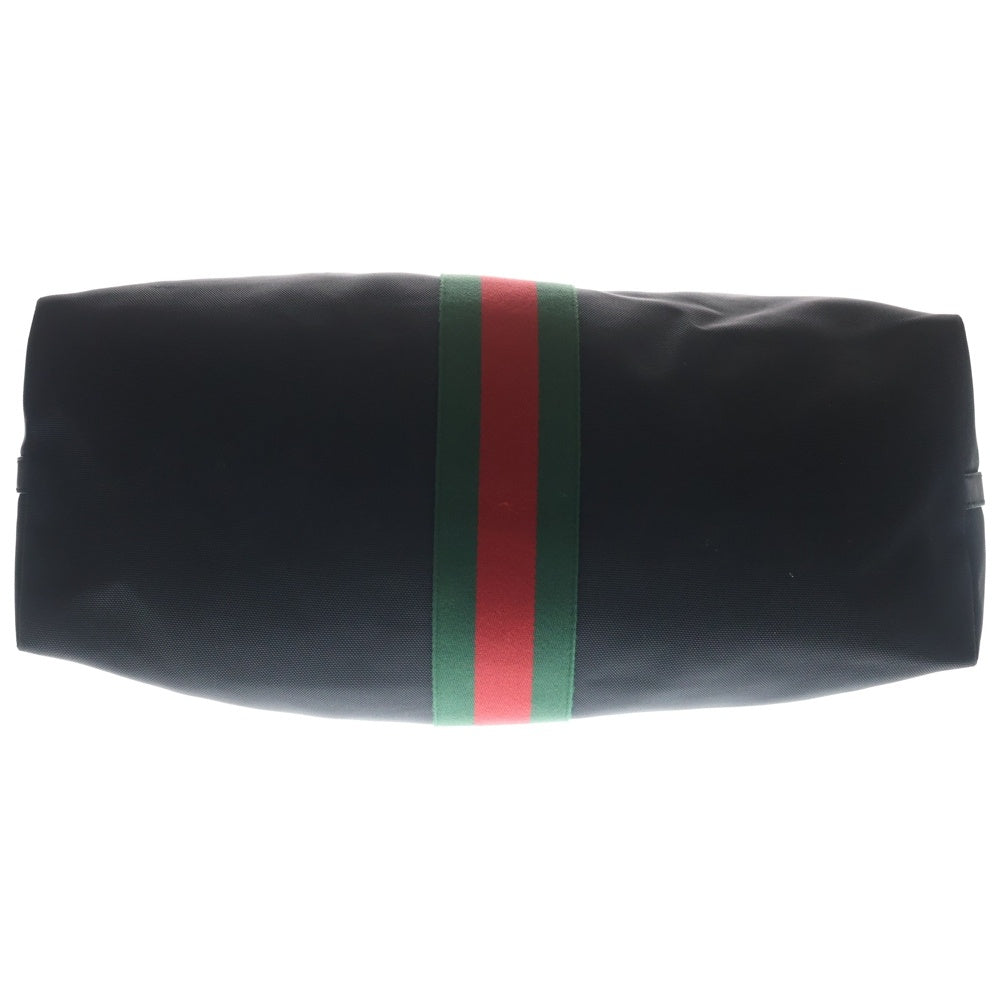 GUCCI(グッチ) シェリーライン キャンバス×レザー 2WAY ボストンバッグ 353406 ブラック