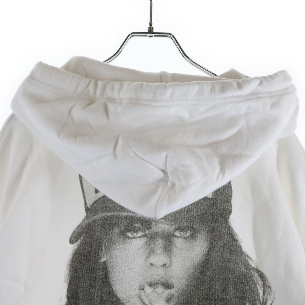 CHROME HEARTS(クロムハーツ) LAURIE LYNN STARK SWTSHRT PLVR ローリーリンスターク バックプリント プルオーバースウェットパーカー ホワイト