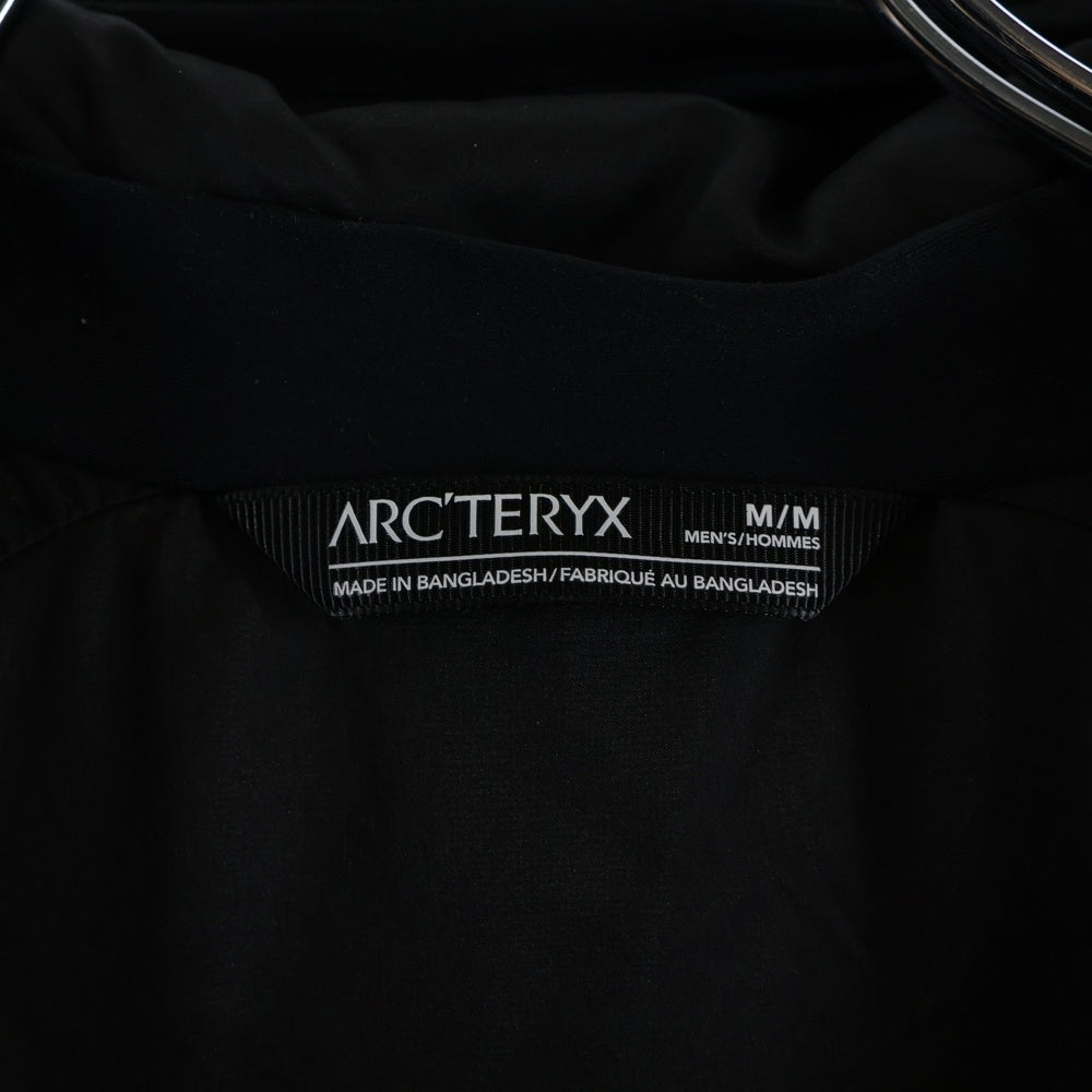 ARC'TERYX(アークテリクス) 25AW ATOM SV HOODY アトムSVフーディー パファージャケット ブラック X000009902