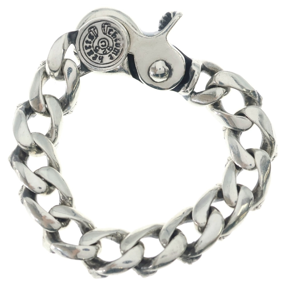 CHROME HEARTS(クロムハーツ) CROW FNCY CHN LNK ファンシーリンククリップブレスレット 12リンク シルバー