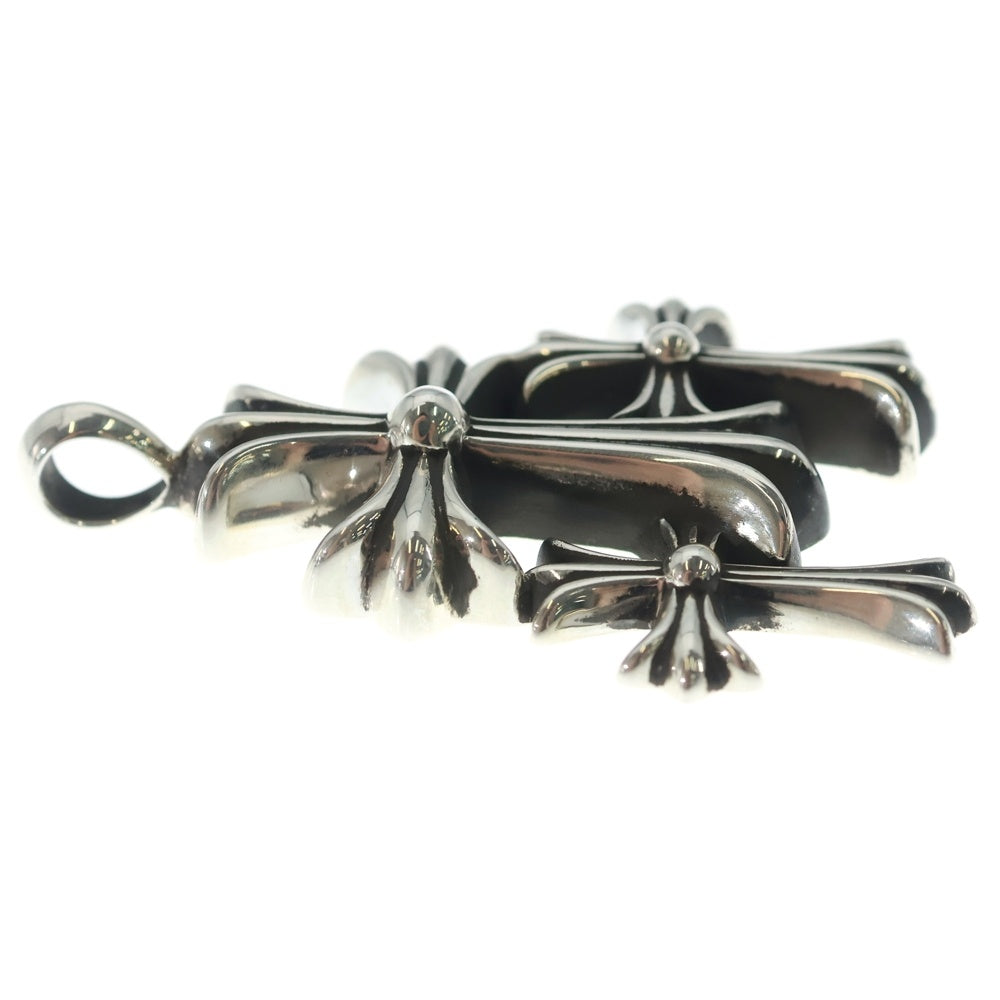 CHROME HEARTS(クロムハーツ) 3 CH CRS SML トリプルCHクロススモール ペンダントトップ シルバー