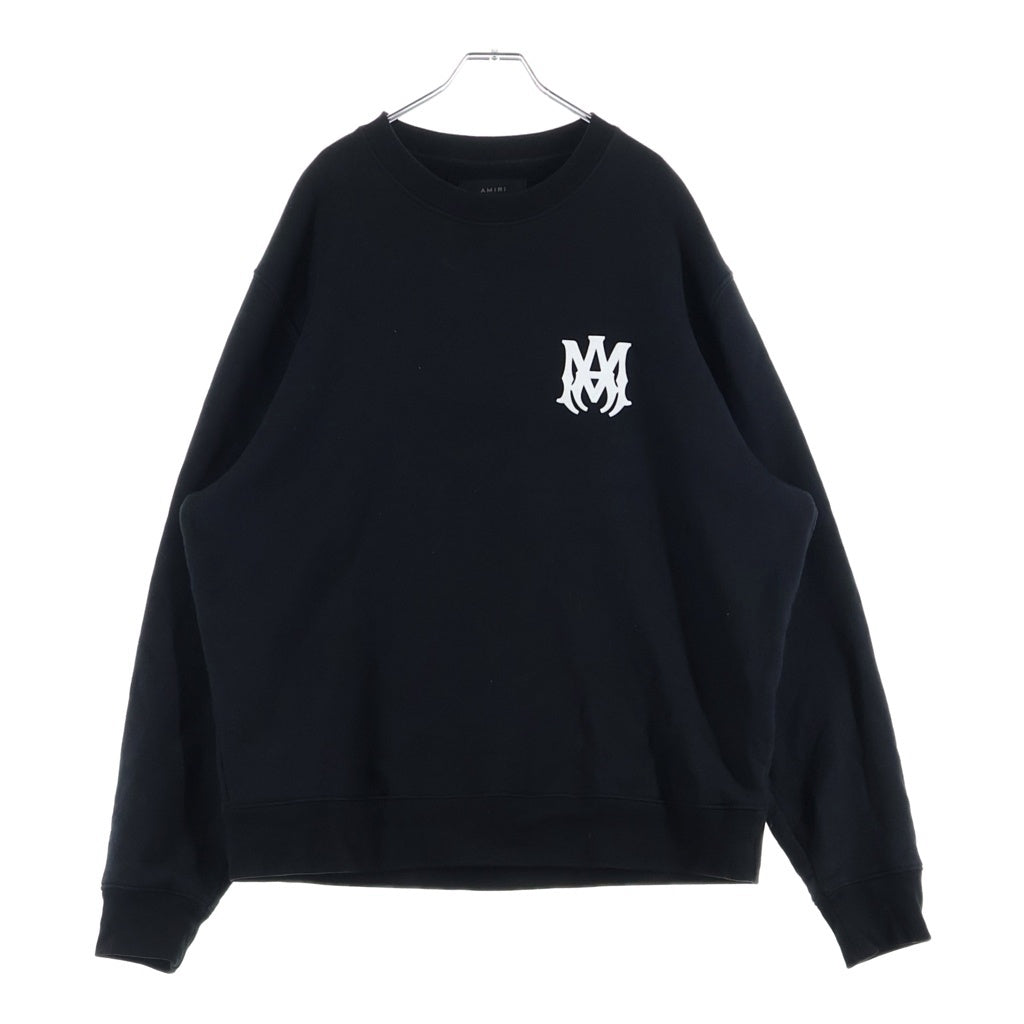 AMIRI(アミリ) MA CORE LOGO コアロゴ クルーネックスウェットトレーナー ブラック AMJYCW1039