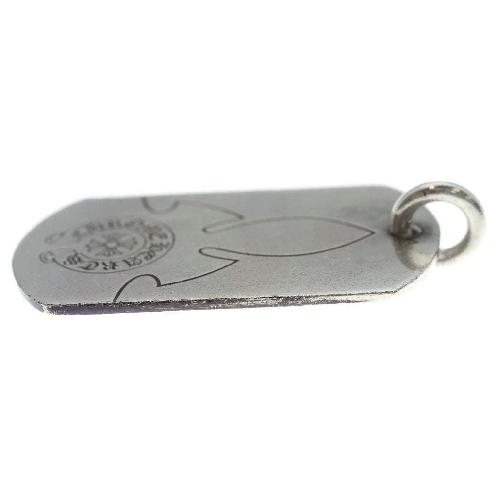 CHROME HEARTS(クロムハーツ) D TAG LRG ラージドッグタグ フレアニー ペンダントトップ シルバー