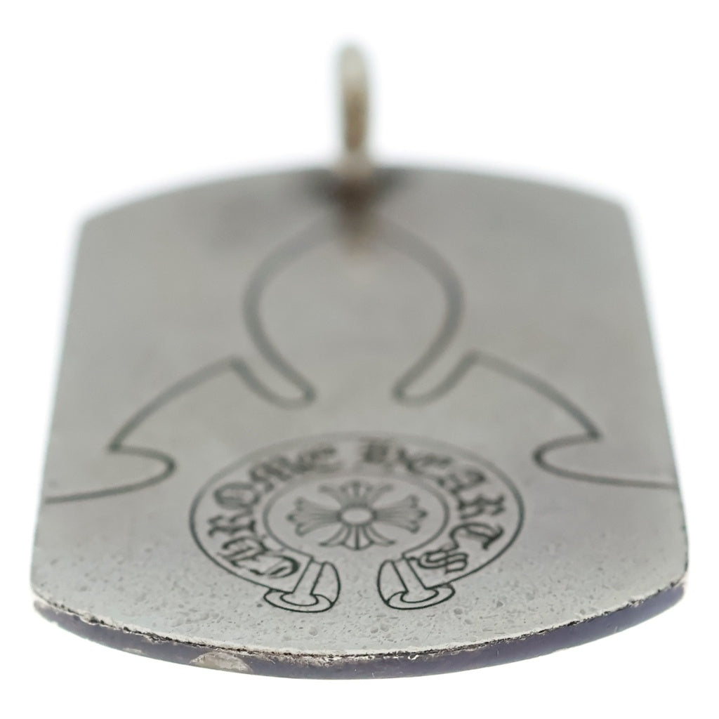 CHROME HEARTS(クロムハーツ) D TAG LRG ラージドッグタグ フレアニー ペンダントトップ シルバー