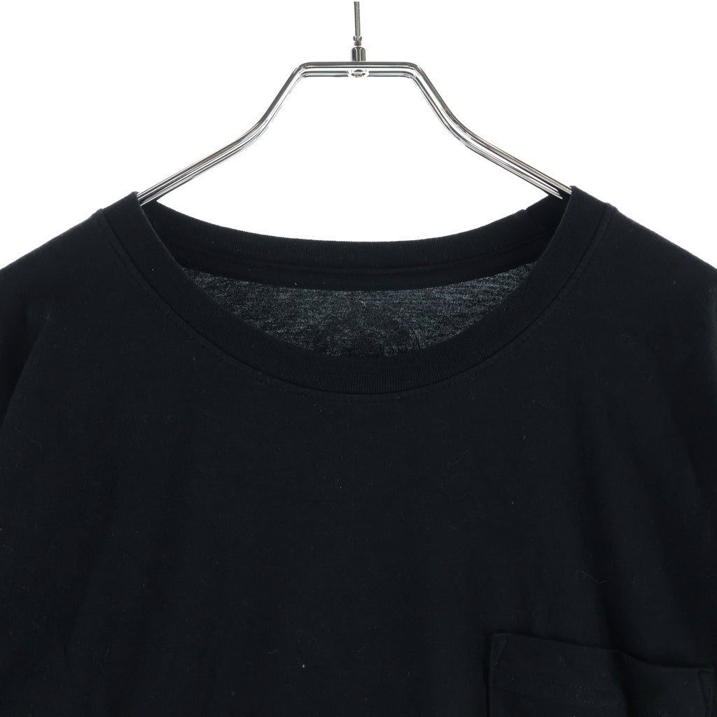 CHROME HEARTS(クロムハーツ) グラデーションロゴプリント ハリウッド限定 袖フローラル ホースシュー 長袖Tシャツカットソー ブラック