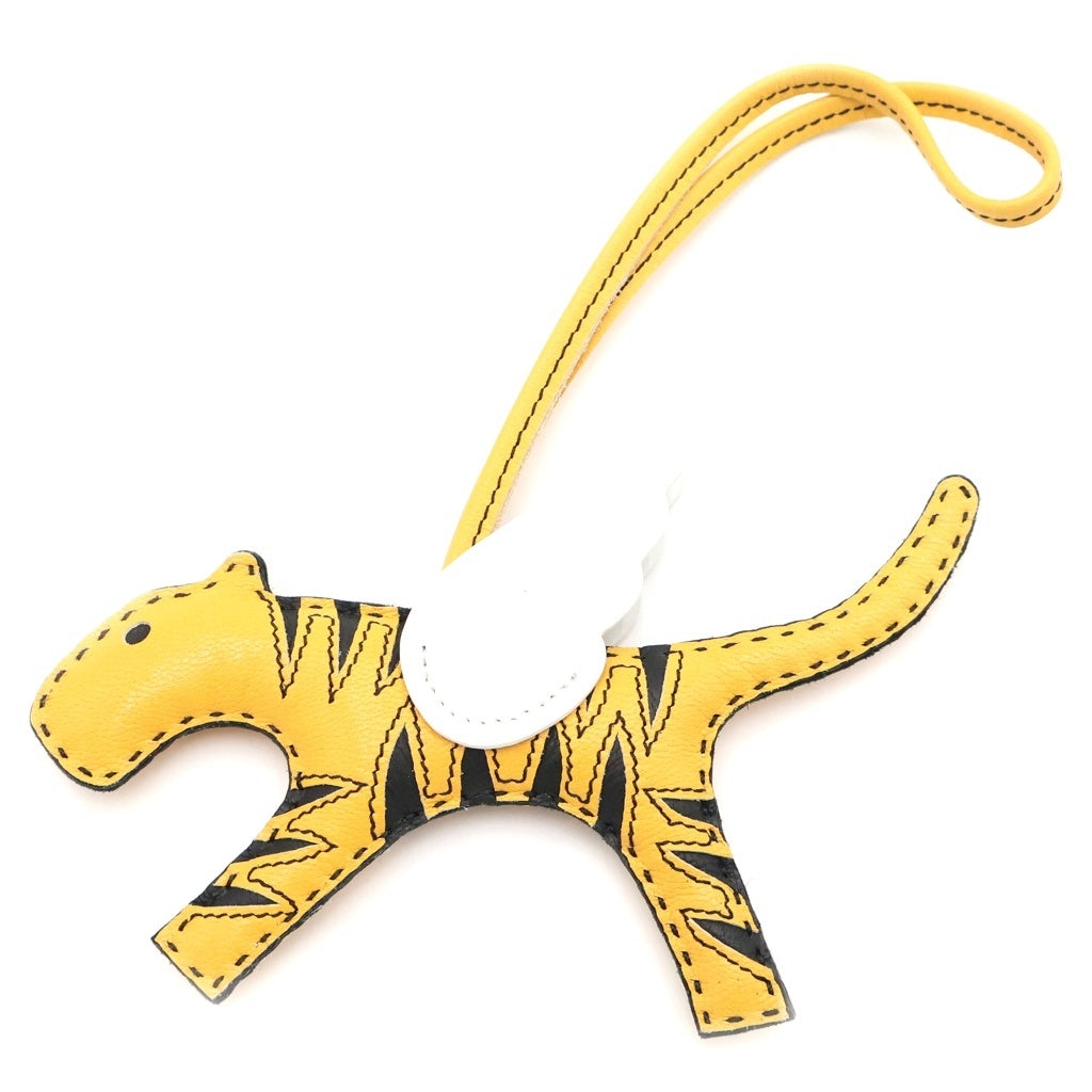 READY MADE(レディメイド) CHARM TIGER チャームタイガー レザーストラップ イエロー レディース