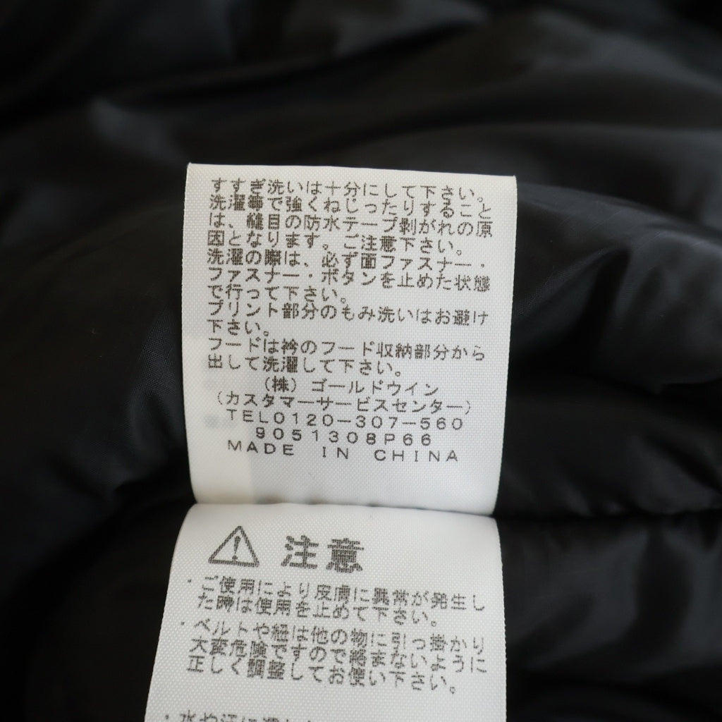 HYKE(ハイク) ×THE NORTH FACE GTX MONSTER PARKA モンスターパーカ パデッドコート ブラック NP691HY